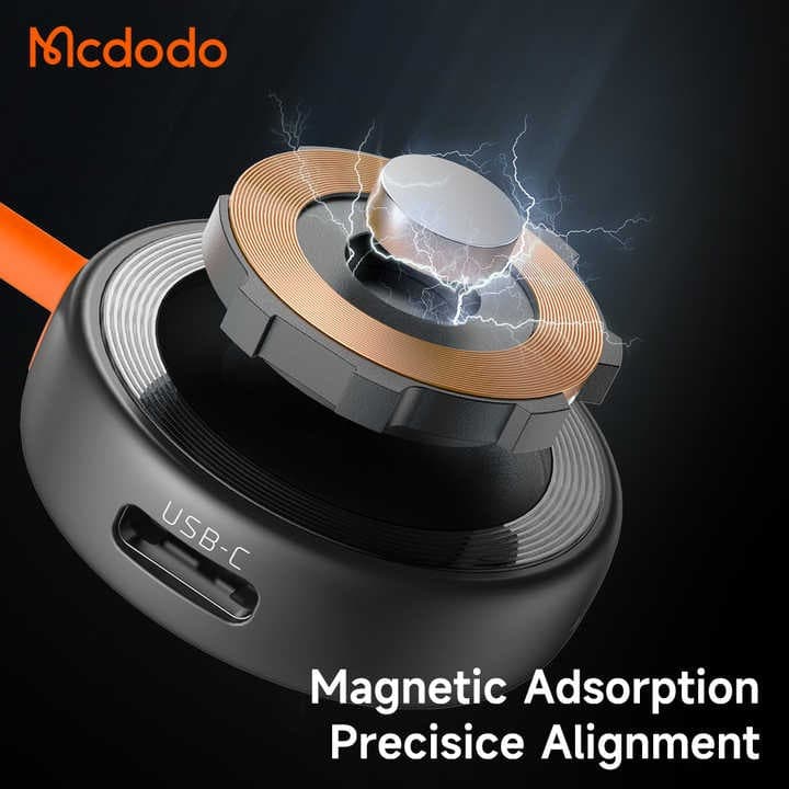 Mcdodo CH-684 Charger for Apple Watch with Lightning and USB-C Port view 3