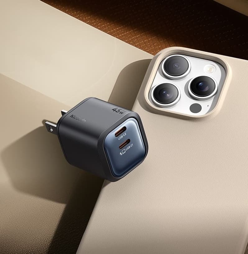 Mcdodo CH102 45W Mini GaN Charger (Dual USB-C) view 4