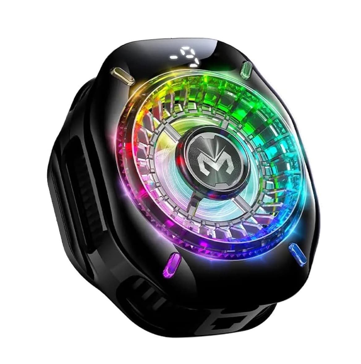 Memo CX10 Mobile Cooler With Circular RGB Lighting view 1