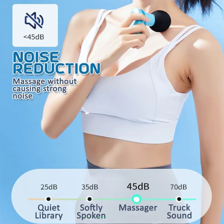 Mini Electric Handheld Massager Powerful 6 Speed Vibration Modes view 2