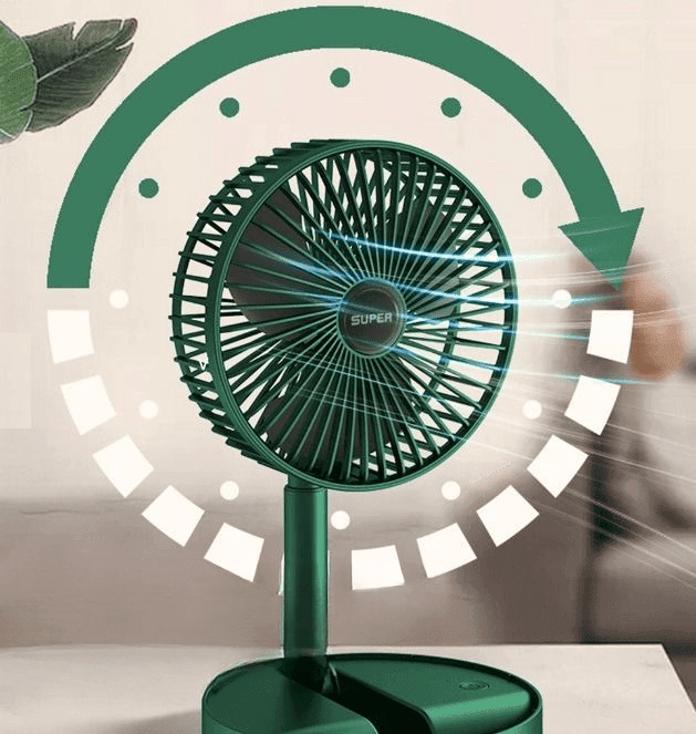 Mini Portable Folding Rechargeable Table Fan view 2