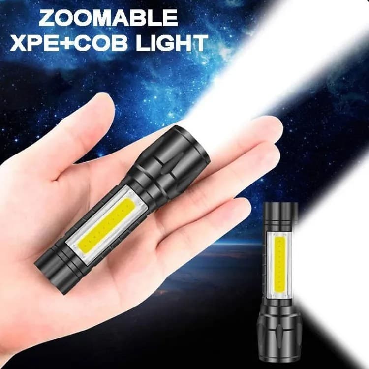 Mini Rechargeable LED Tactical Flashlight Powerful view 1