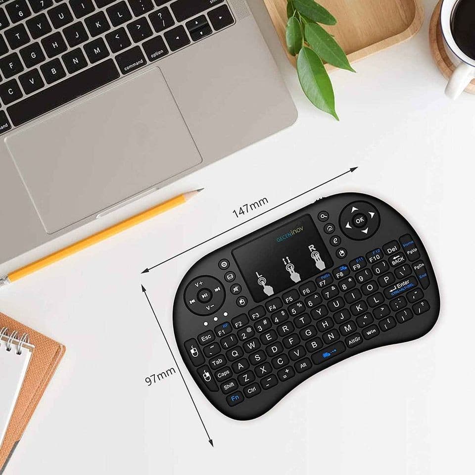 Mini Wireless Keyboard With Touchpad Handheld Remote Control view 3