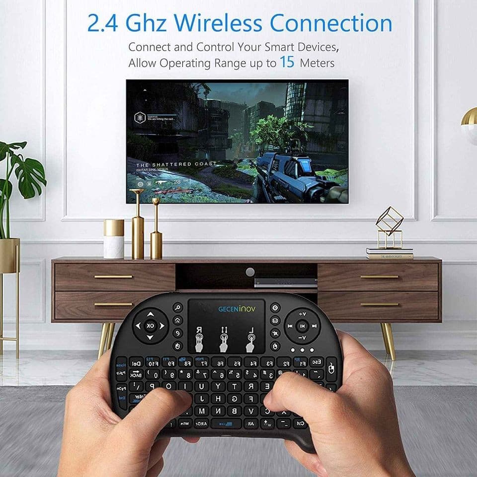 Mini Wireless Keyboard With Touchpad Handheld Remote Control view 1