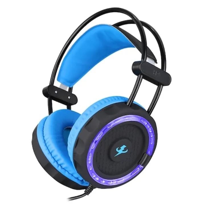 Misde H7 Surround Deep Bass Stereo Sound Usb Led Light Gaming Headphone With Mic view 1