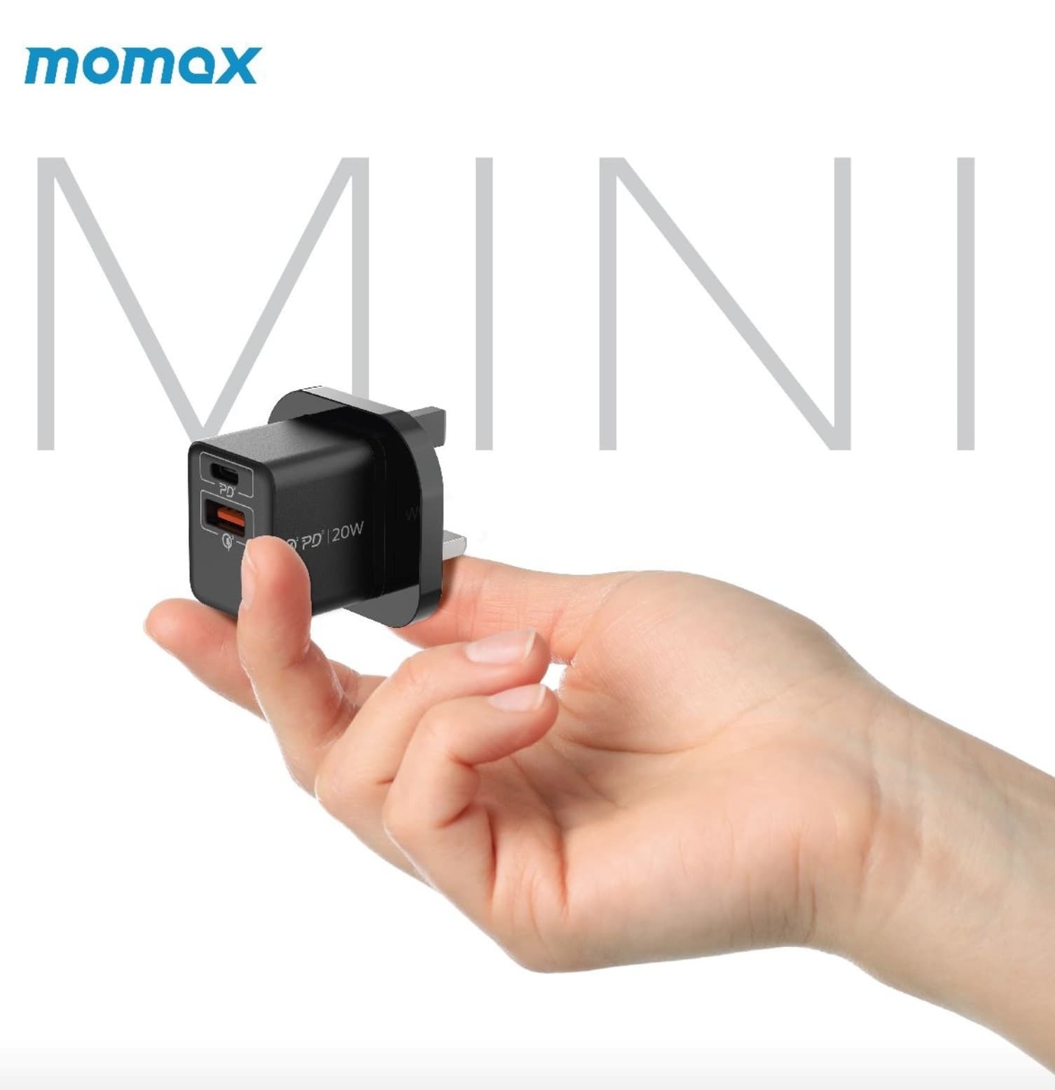 Momax UM36UK ONEPLUG 20W 2-Port Mini Charger view 3