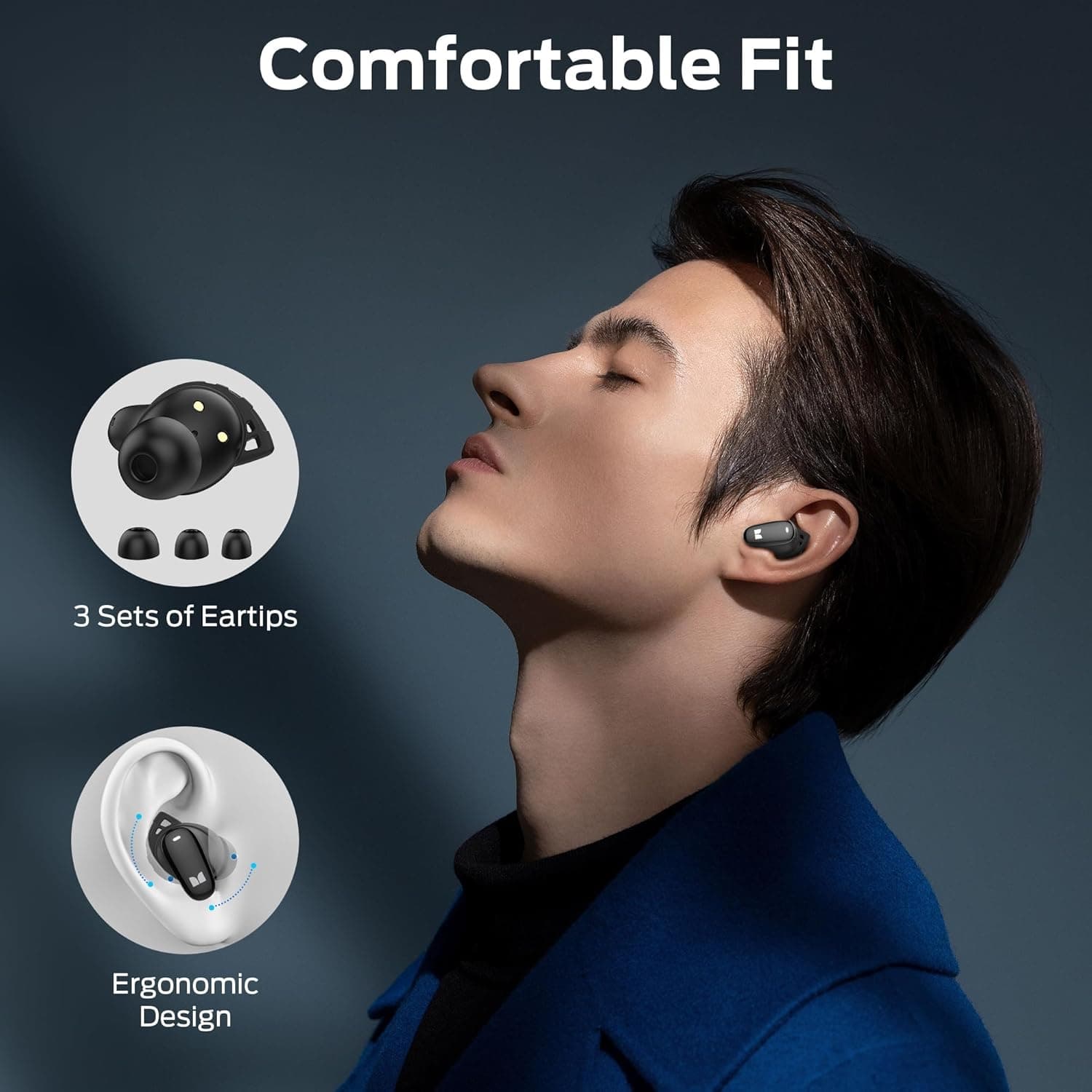 Monster N-Lite 206 Wireless Earbuds Bluetooth 5.4 IPX6 Waterproof 25H Playtime view 5