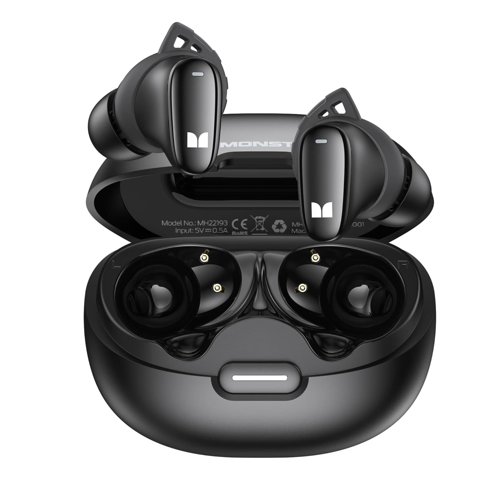 Monster N-Lite 206 Wireless Earbuds Bluetooth 5.4 IPX6 Waterproof 25H Playtime view 1