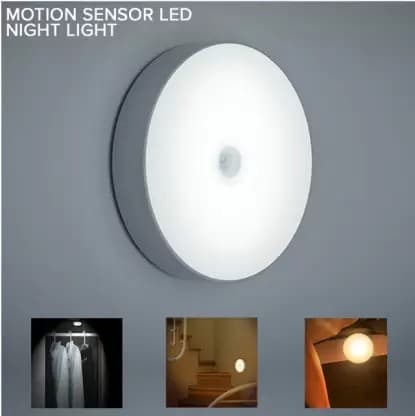 Motion Sensor Rechargeable LED Night Lamp Light For Home With USB Charging  Motion Sensor Light view 2