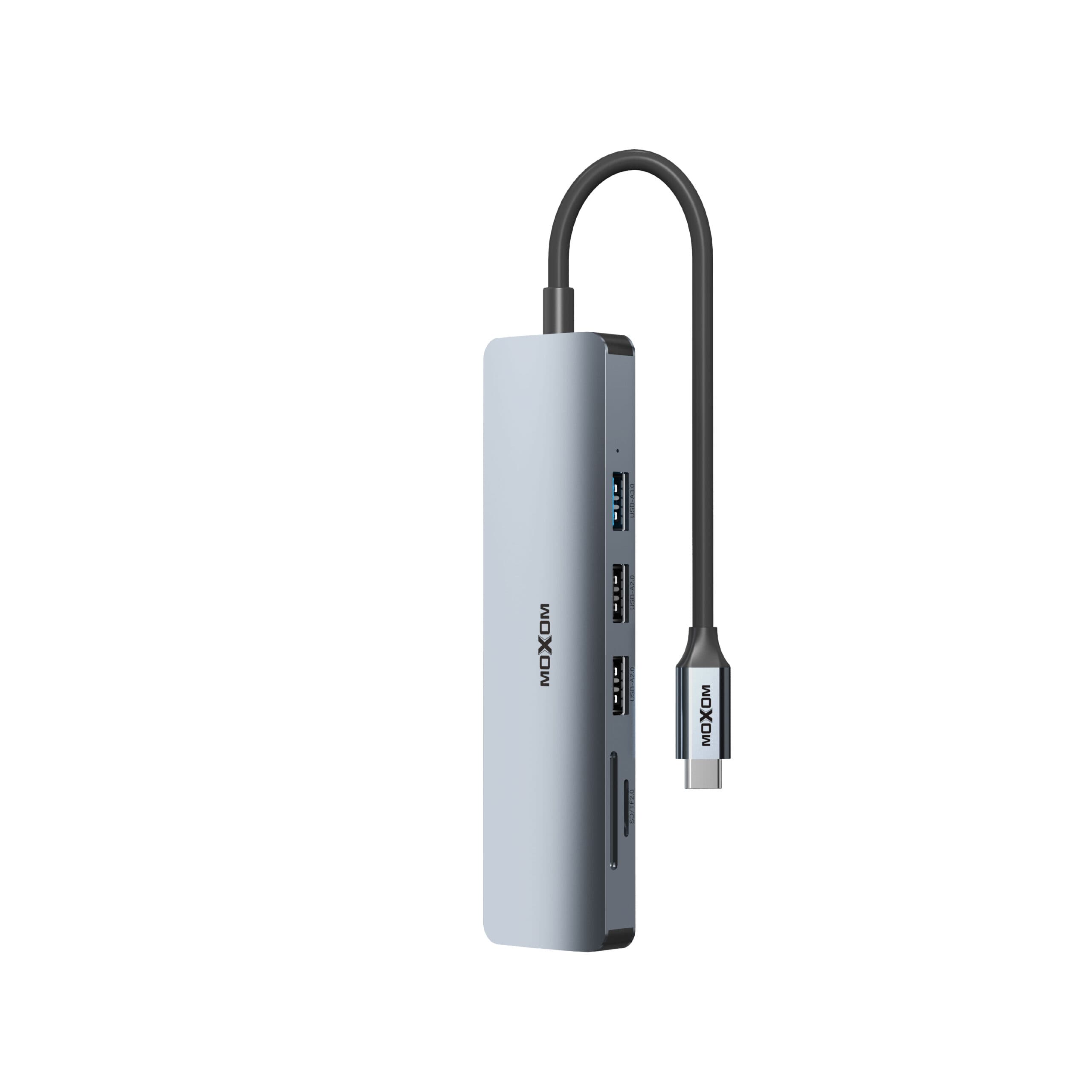 MOXOM MX-HB10 6 In 1 High Speed USB 3.0 Hub With HDMI 4K UHD Output view 1