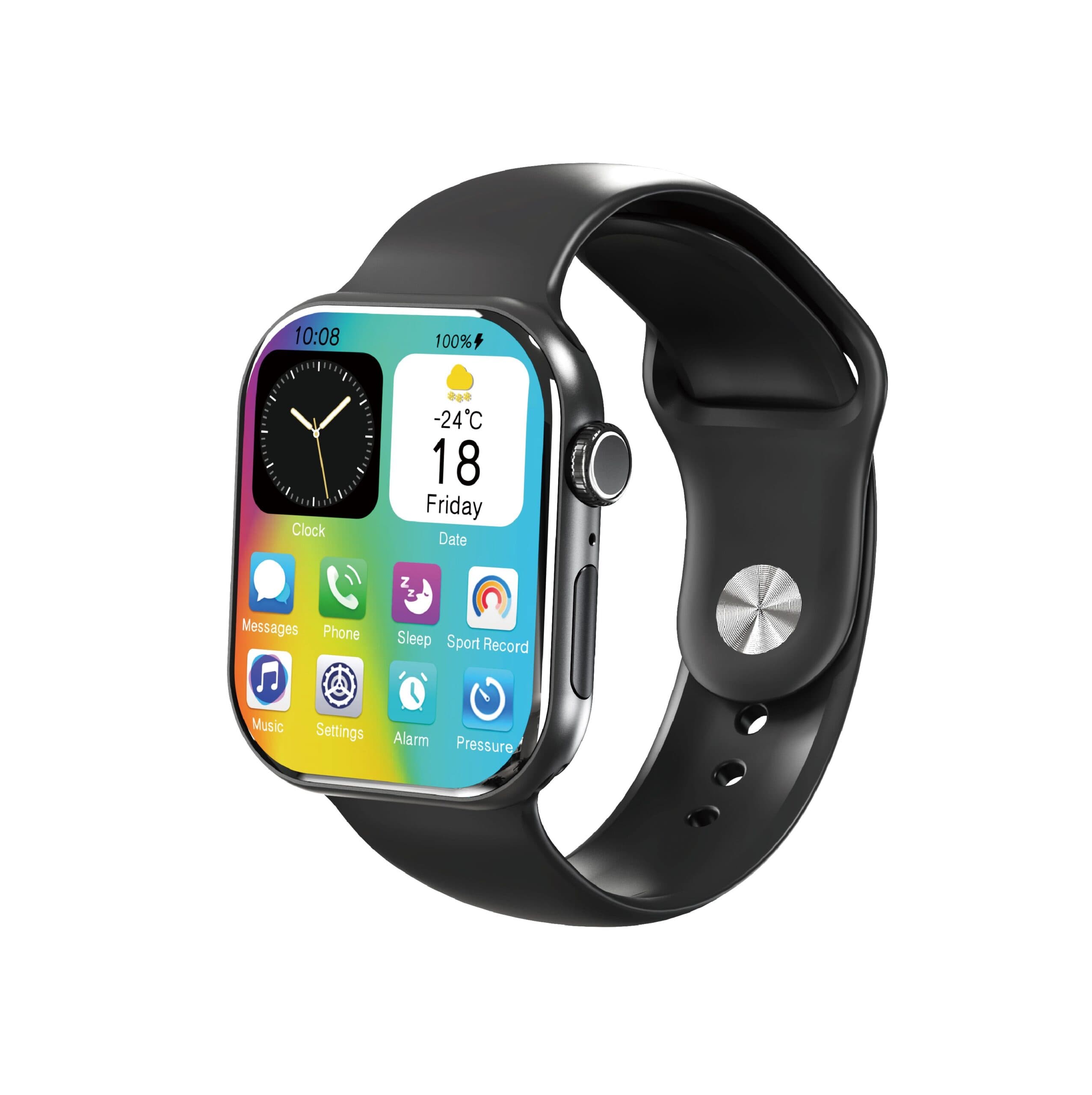 Moxom MX-WH17 2.04 Inch HD Screen Zinc Alloy Housing ChatGPT Smartwatch view 1
