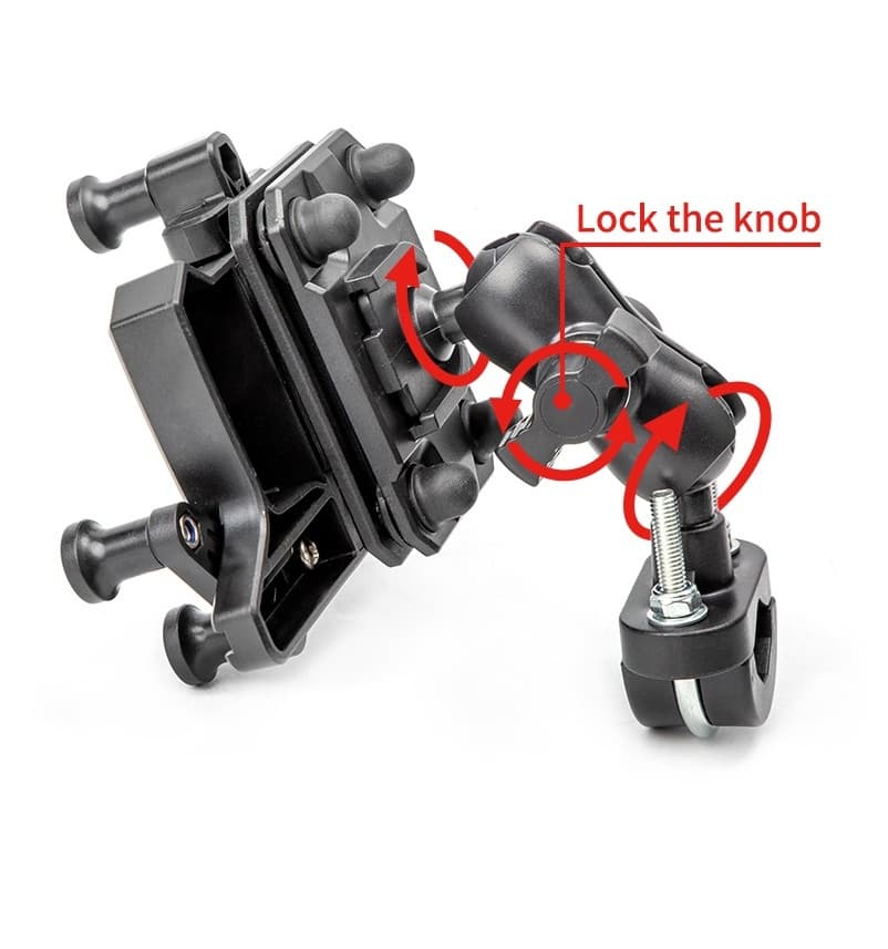 MTB Motorcycle Phone Mount Bike Smartphone Holder With 360° Rotation And Shockproof Protection view 4