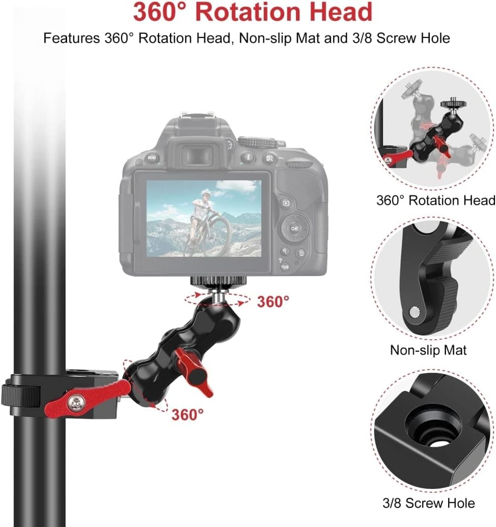 Multi Function Camera Super Clamp Ball Mount view 4