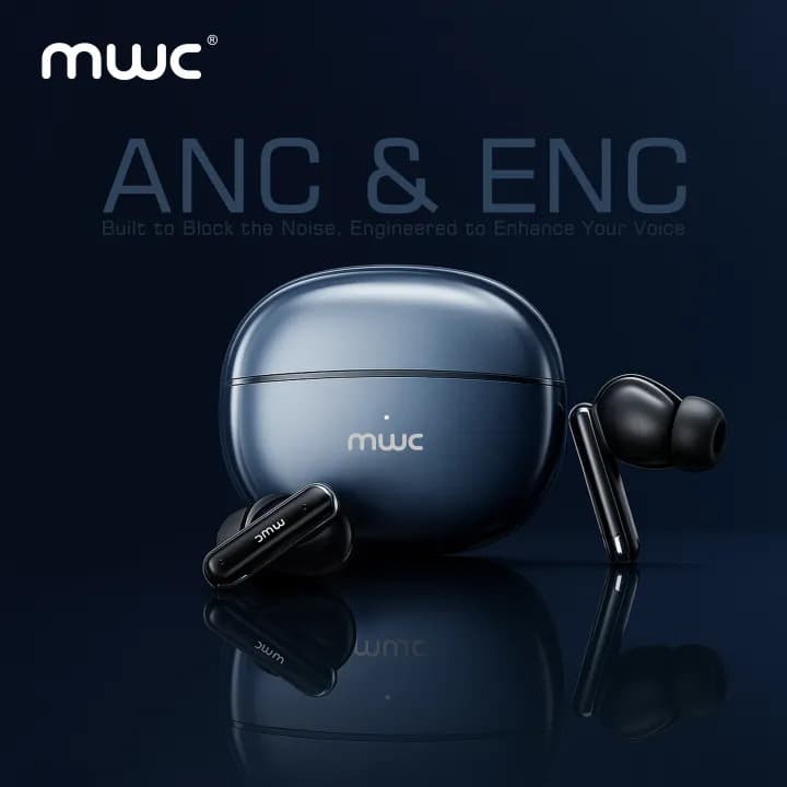 MWC CoolPods Pro ANC & ENC Wireless Earbuds 40H Playtime view 3