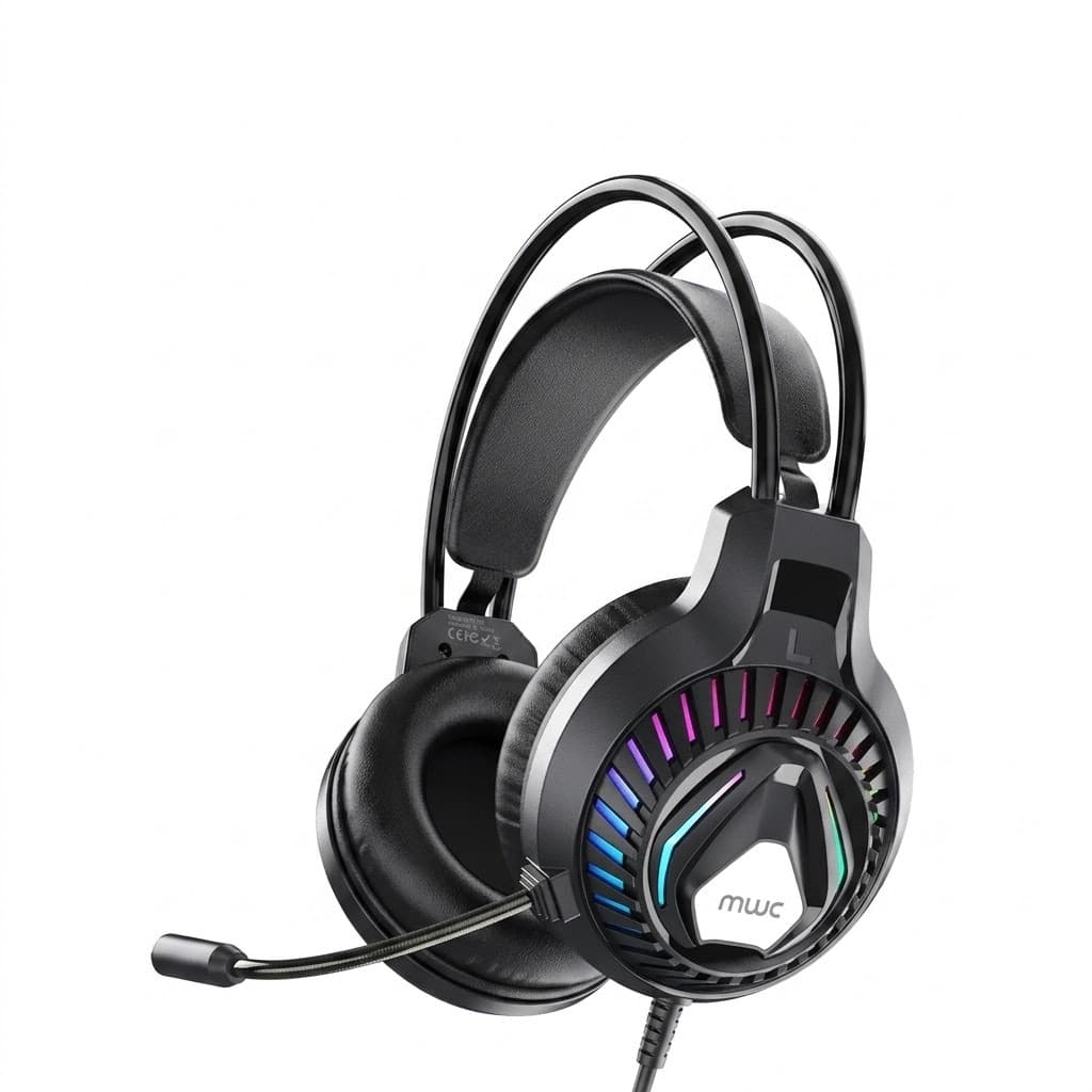 MWC MHG29 RGB Wired Gaming Headphone – 50mm Driver view 1