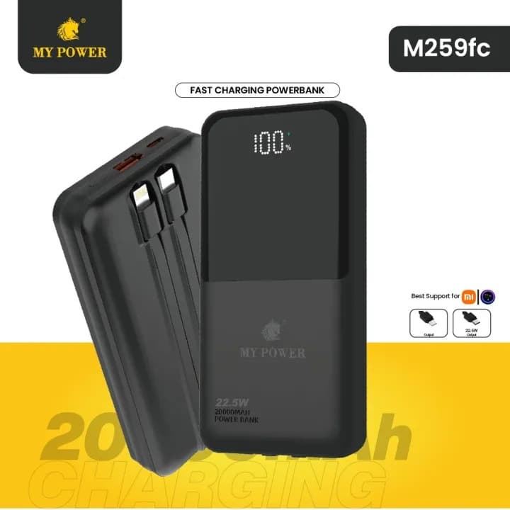 My Power M259FC 20000mAh Fast Charging Powerbank view 2