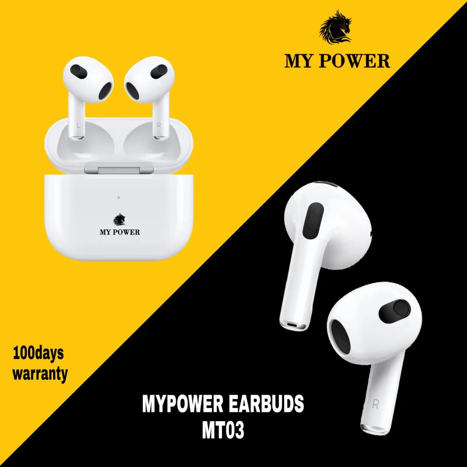 My Power MT03 Bluetooth Wireless Earbuds view 2