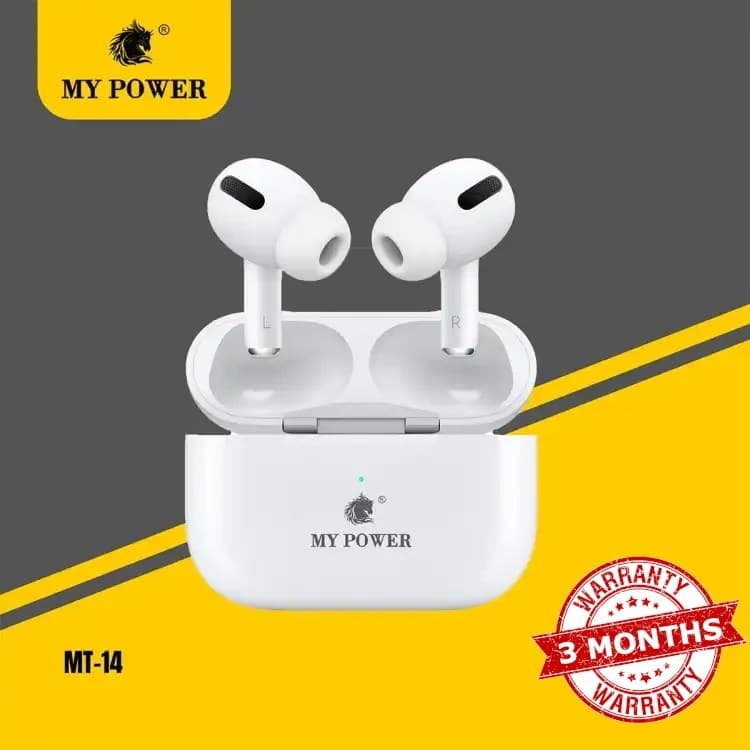 My Power MT14 Wireless Hibase Bluetooth Earbuds view 1