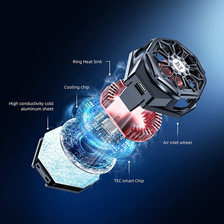 N3 Mobile Phone Radiator Semiconductor Fast Cooler view 2