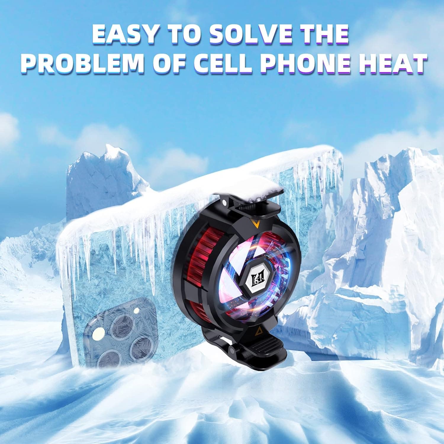 N5 Magnetic Semiconductor Heatsink Mobile Phone Cooler view 2