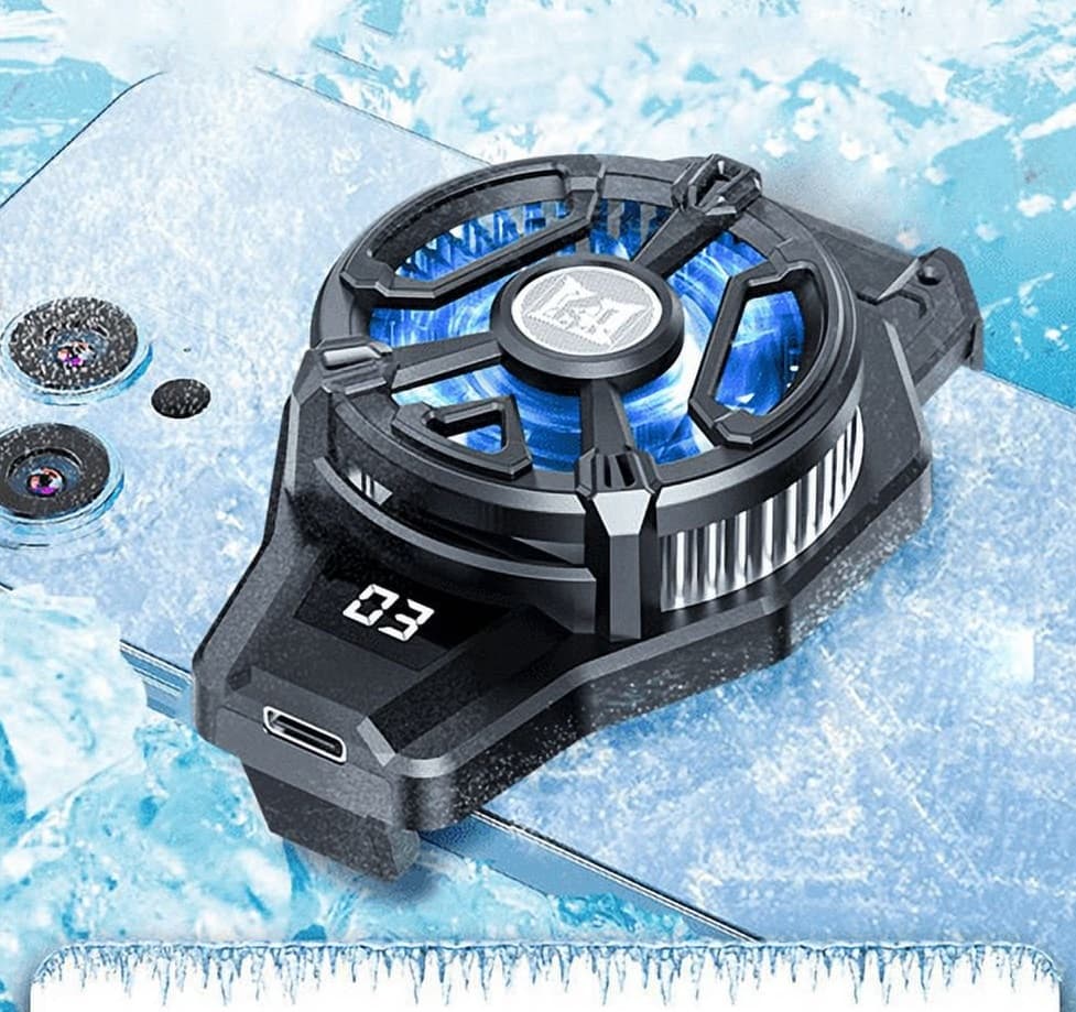 N7 Mobile Phone Radiator Semiconductor Digital Display Radiator Ice Cooling Cooling Artifact Portable Cooler view 1