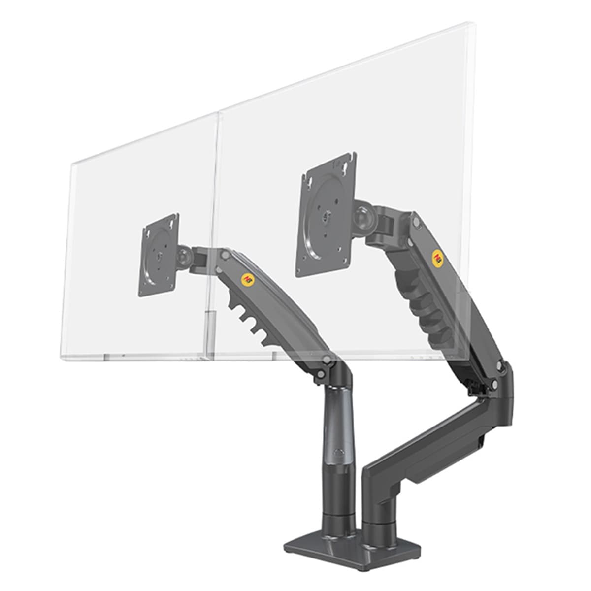 NB F160 NB F160 Full Motion Swivel Computer Monitor Arm For Two Screens 17-27 Inch view 1