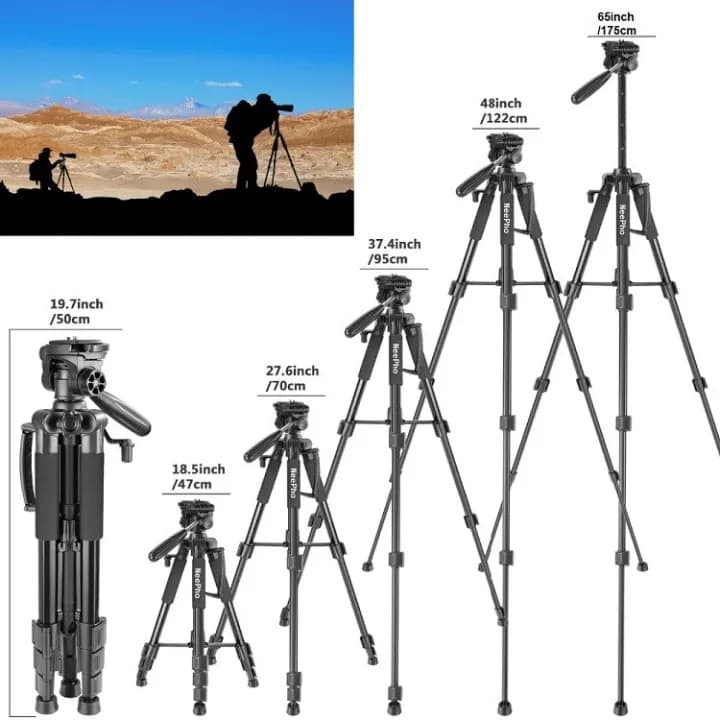 Neepho NP-8850 Professional Tripod For DSLR Camera view 3