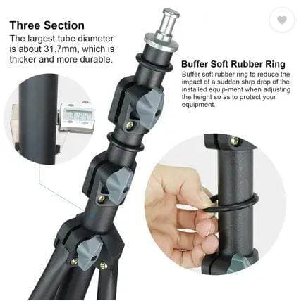 NeePho NP 9988 6 Feet Photo Studio Light Stands Photography Tripod view 2
