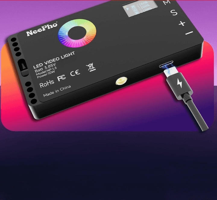NEEPHO NP L3 LED Camera RGB Fill Light view 5