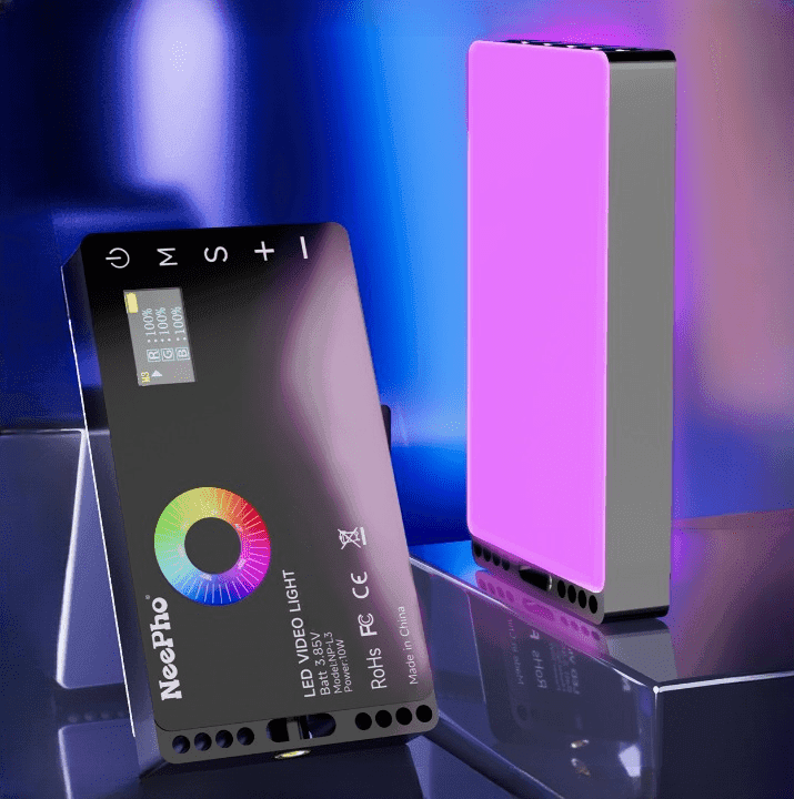 NEEPHO NP L3 LED Camera RGB Fill Light view 2