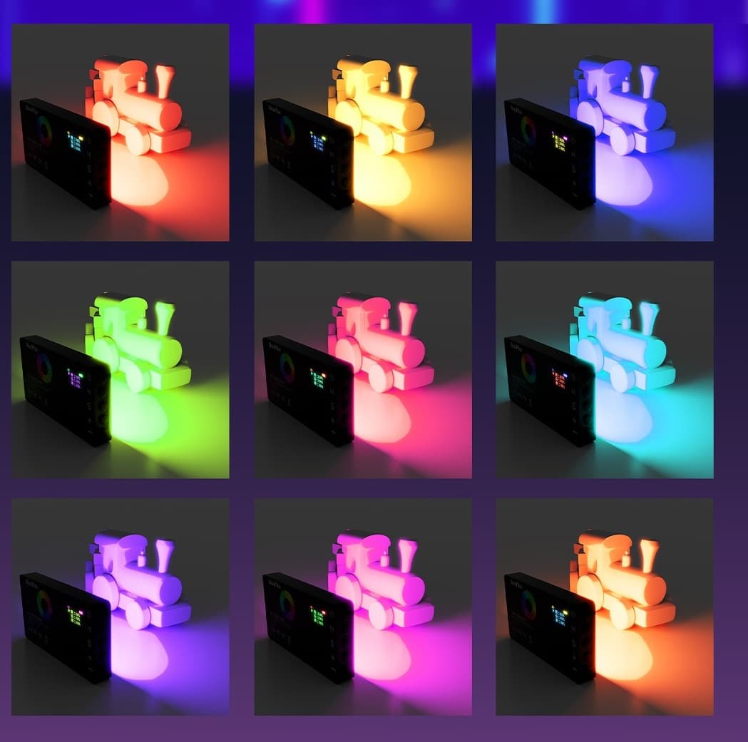 NEEPHO NP L3 LED Camera RGB Fill Light view 3