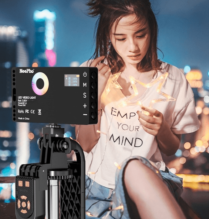 NEEPHO NP L3 LED Camera RGB Fill Light view 4
