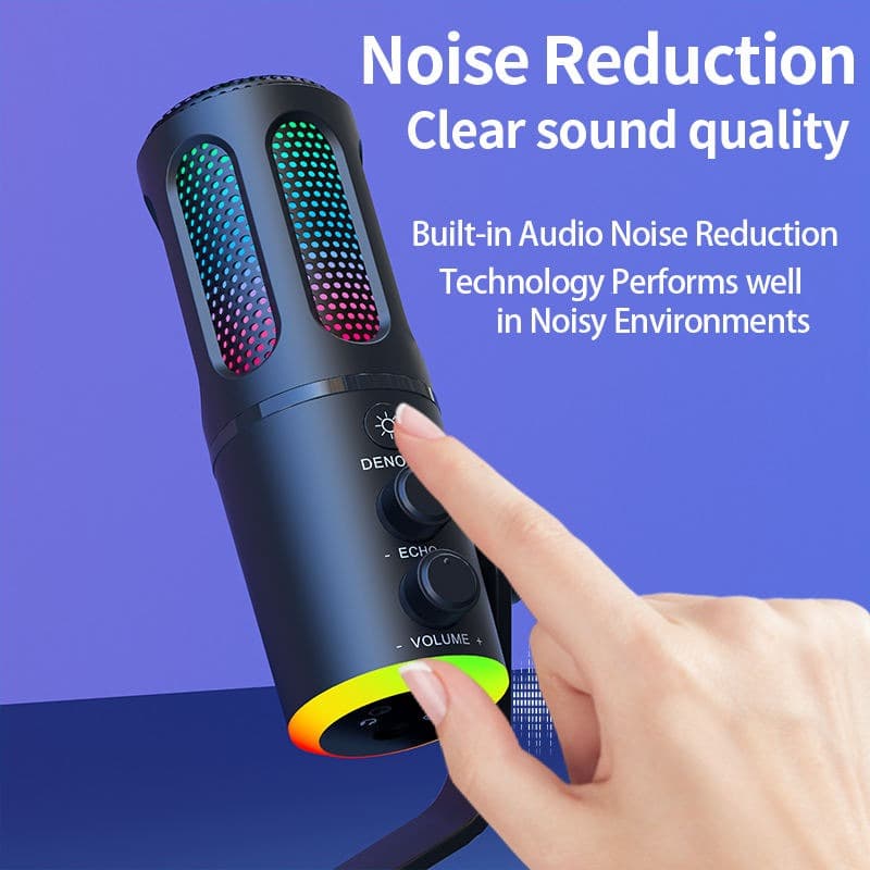 NeePho NP M01 RGB USB / Type-C Gaming Desktop Microphone view 6