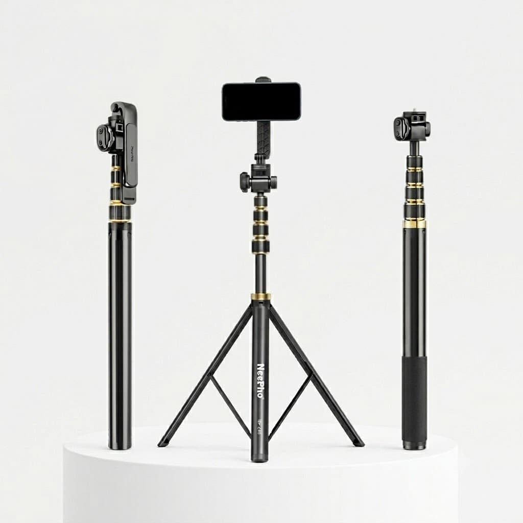 NeePho NP Z4 Professional Video Light Stand Studio Lighting Equipment Adjustable Height Video Light view 1