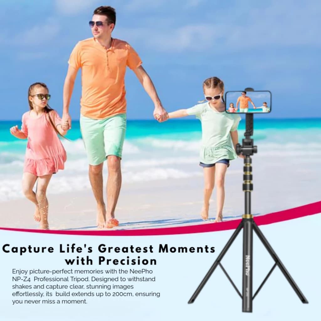 NeePho NP Z4 Professional Video Light Stand Studio Lighting Equipment Adjustable Height Video Light view 5