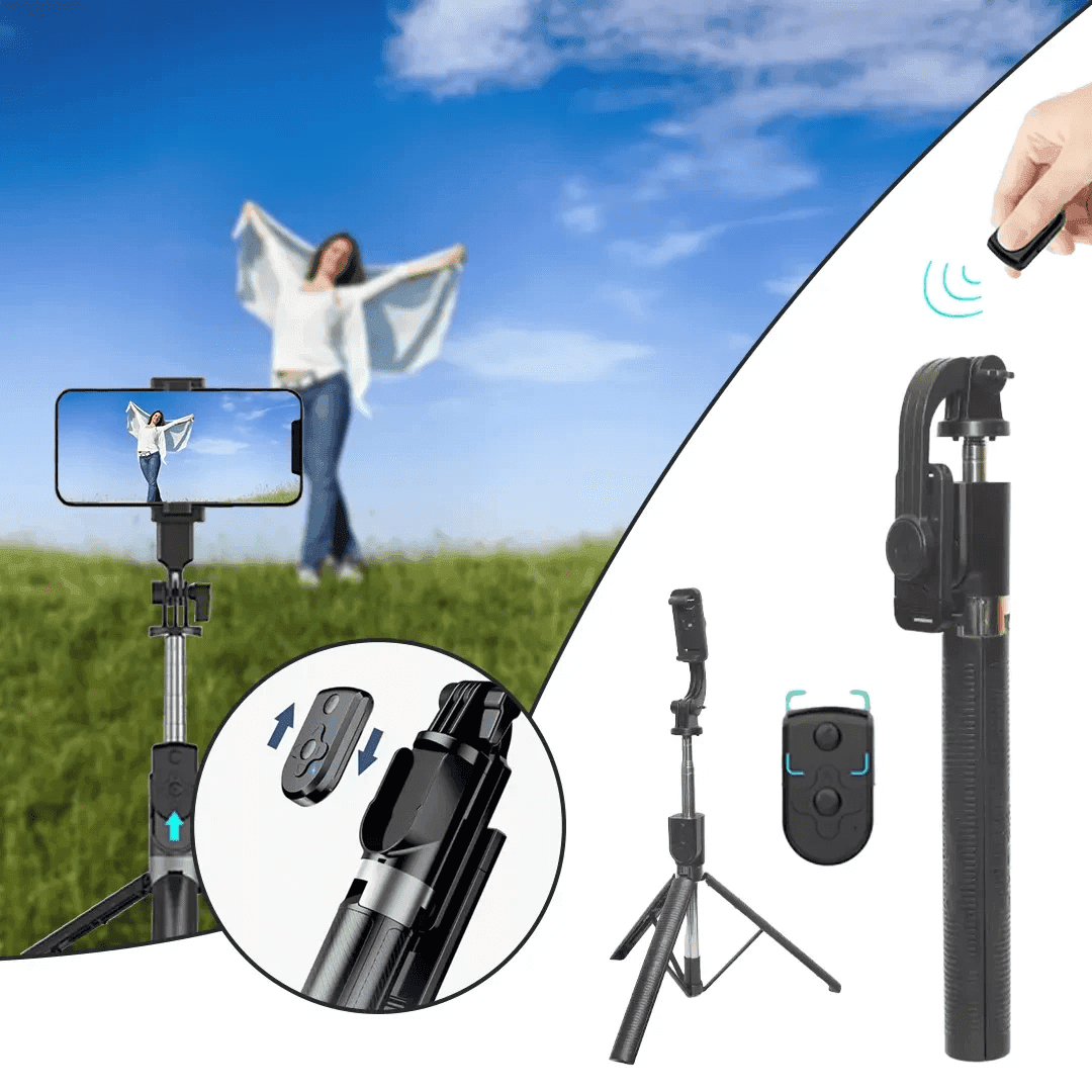 NeePho P170 Extendable Selfie Stick Tripod with Remote Control view 3