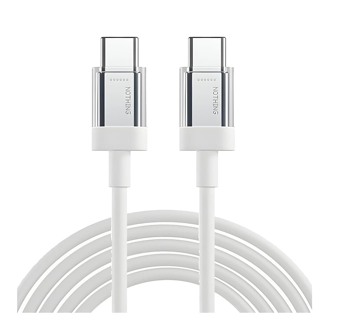Nothing Type C To C 100cm For Phone 2/2A/2A Plus/1/CMF Phone 1 Fast Charging Charger Data Cable view 1