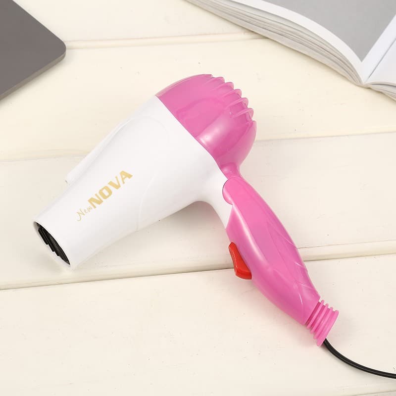 NOVA N658 Mini Foldable Low-Watt Hair Dryer – Pink view 2