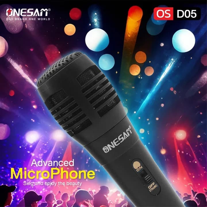 Onesam OS-D05 Wired Microphone with 6.35mm Jack Cable (3m) view 2