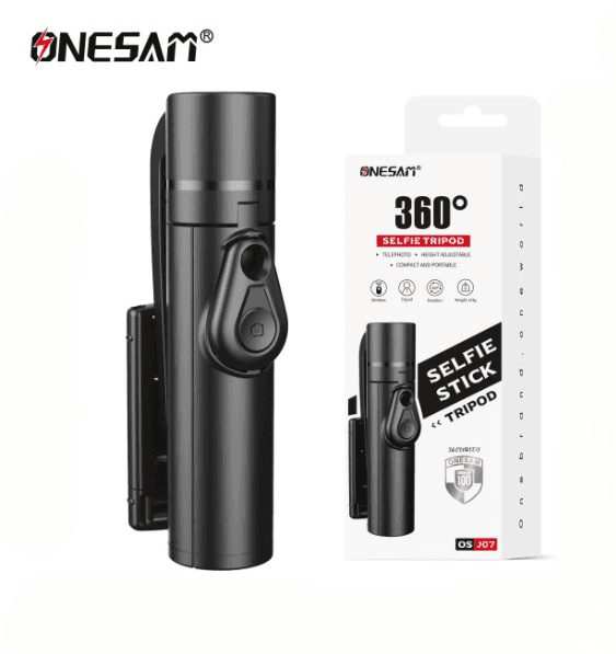 ONESAM OS J07 Retractable Bluetooth Selfie Stick & Stable Tripod With Wireless Remote view 1