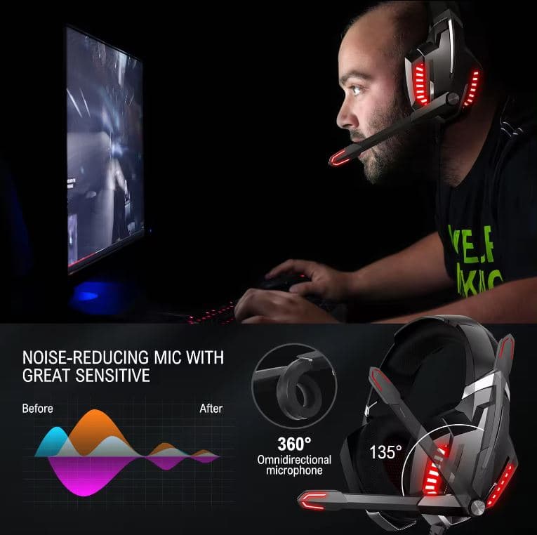 Onikuma K18 Wired Gaming Headphone With Mic view 3