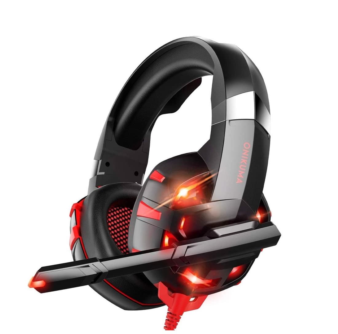 ONIKUMA K2 Pro Stereo Gaming Headset Over Ear Headphone with Noise Cancelling Mic view 1