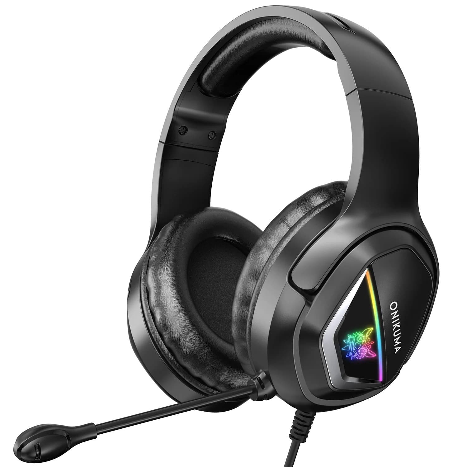 ONIKUMA X2 Gaming Headset RGB Lights 40mm Driver 3D Stereo Surround Sound With Microphone view 1