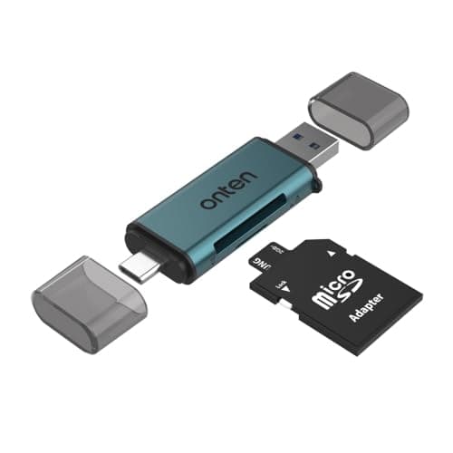Onten CR532 2 in 1 USB-A/USB-C To SD2.0 / TF2.0 USB Card Reader view 1