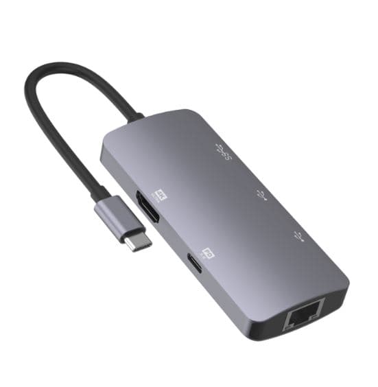 Onten OTN UC910 USB-C Type-C Portable Multifunctional HUB Docking Station view 3