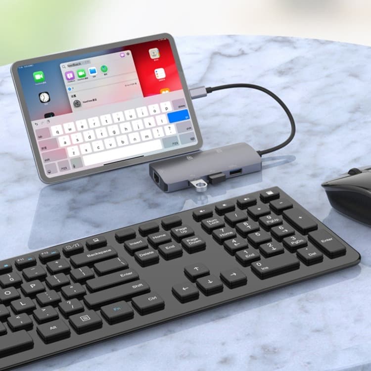 Onten OTN UC910 USB-C Type-C Portable Multifunctional HUB Docking Station view 4