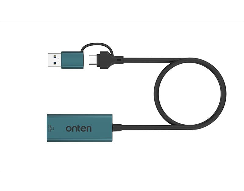 Onten UE106 USB 2.0 Type-C to RJ45 Network Adapter 100M  Ethernet Converter view 4