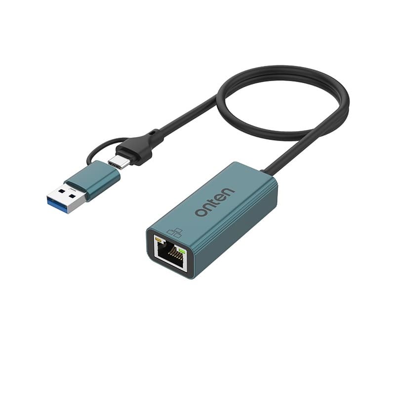 Onten UE106 USB 2.0 Type-C to RJ45 Network Adapter 100M  Ethernet Converter view 1