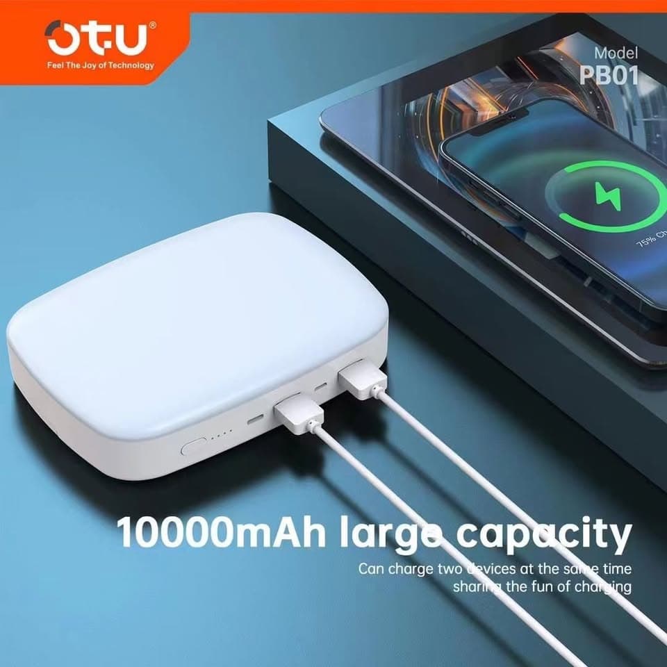 Otu Outdoor 2x USB 5V 2A Mobile Power Bank 10000mah with 3W Light view 2