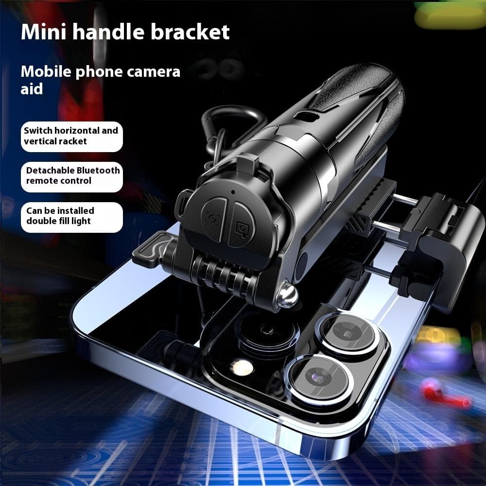 P15T Mini Portable Selfie Stick Bluetooth Compatible Tripod Stand with Zoom Adjustment view 2